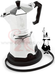 Bialetti Moka Easy - Electric Stove Top Espresso Pot