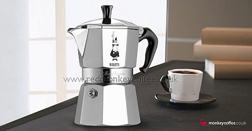 Bialetti Moka Induction Stovetop Espresso Maker 4 Cup / 6 Cup - Two Chimps  Coffee