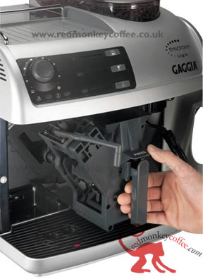 photo of gaggia removeable brew group