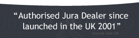 Authorised Jura Dealer since launched in the UK 2001 - Red Monkey Coffee