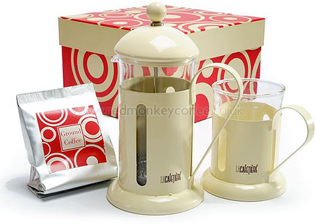 Rainbow Cream Cafetiere Gift Set