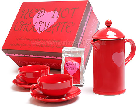 Red Hot Chilli Chocolatiere Gift Set