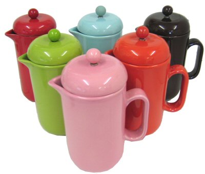Coloured Ceramic Pura Cafetiere UK